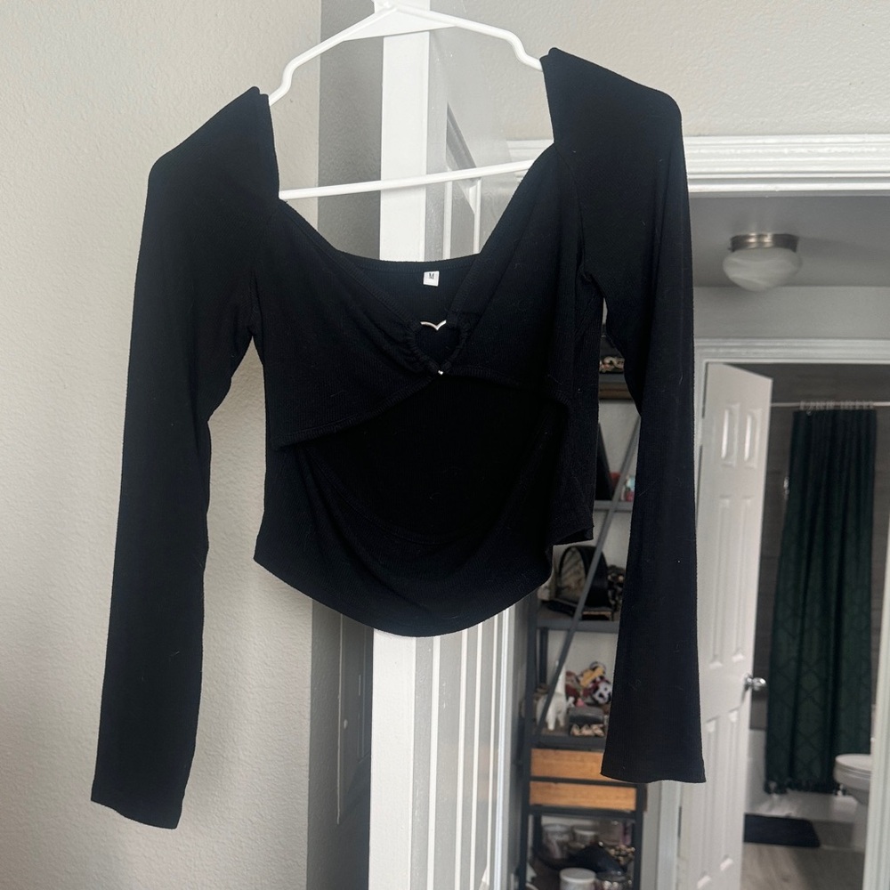 Elegant Black Women's Top